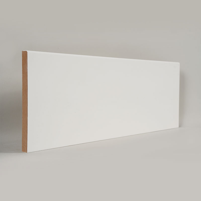 Plinte MDF (grund cu grunduire și alb perlat) 1/2' x 5 1/2'