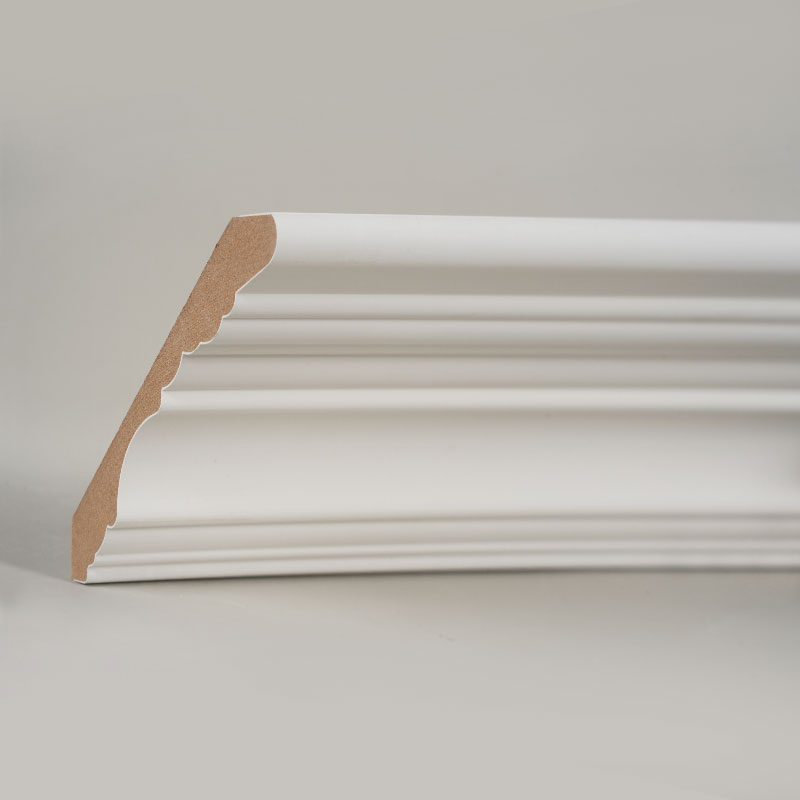 Coroană din MDF (grund cu umplutură și alb perlat) 3/5' x 4 1/2'