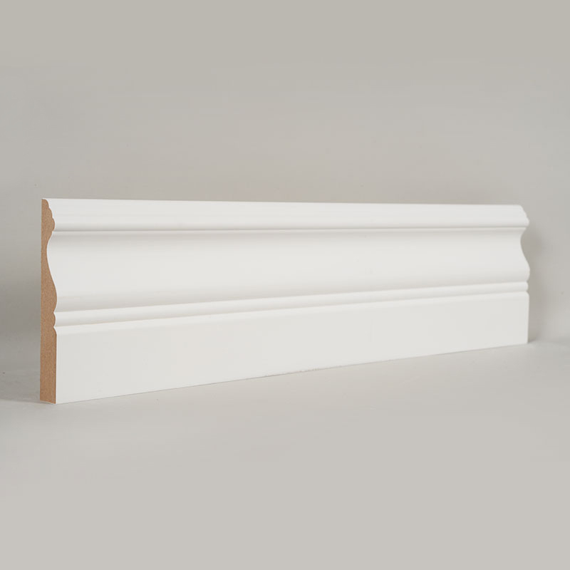 Plinte MDF (grund cu grunduire și alb perlat) 3/5' x 4'