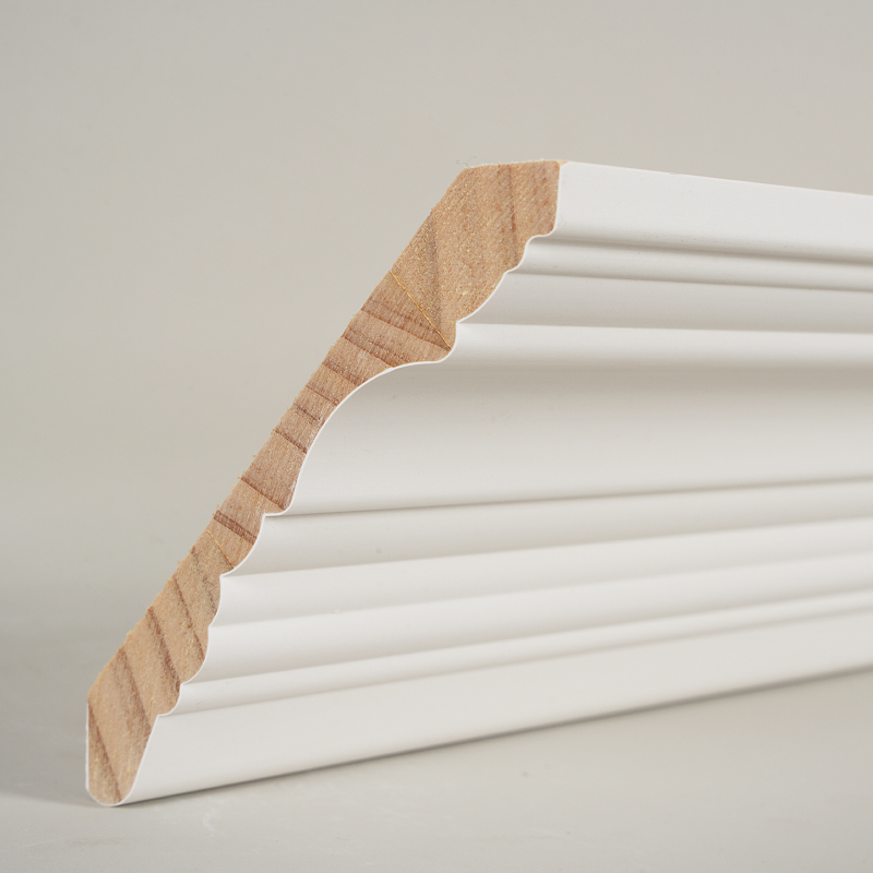 Coroană din lemn de pin (grund cu grunduire și alb perlat) 3/5' x 4 1/2' Coroană din lemn de pin (grund cu grunduire și alb perlat) 3/5' x 4 1/2'
