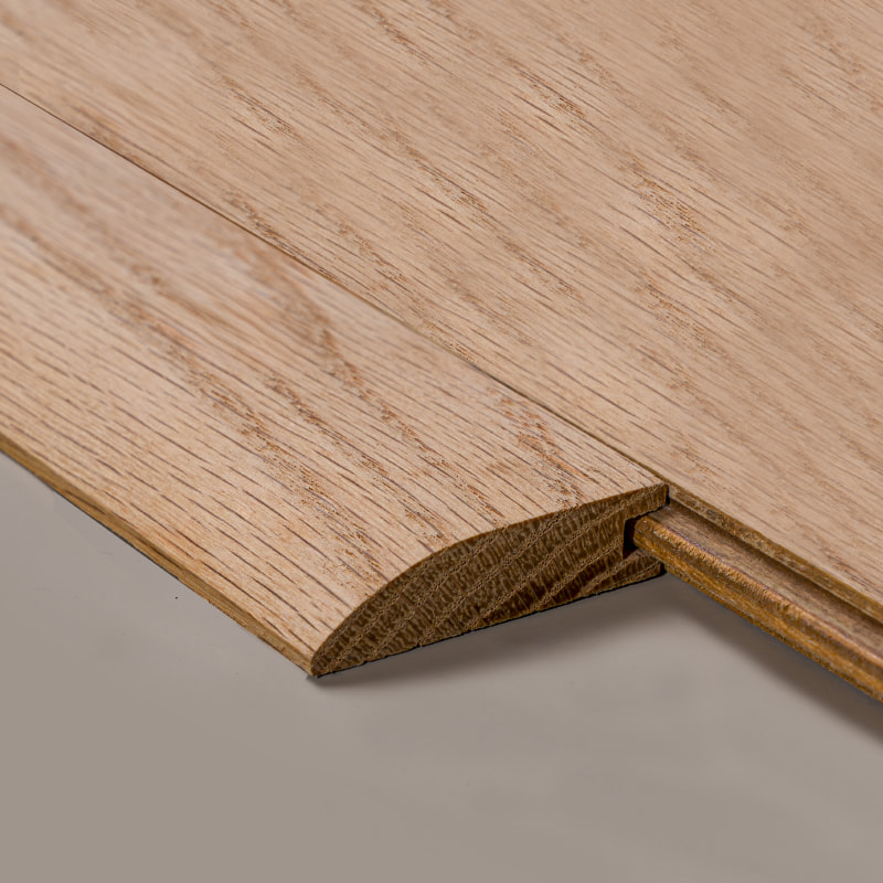 Reductor de bușteni de stejar alb bucată întreagă (vopsea nefinisată) - stejar culoare naturală 3/5'x1 31/32'