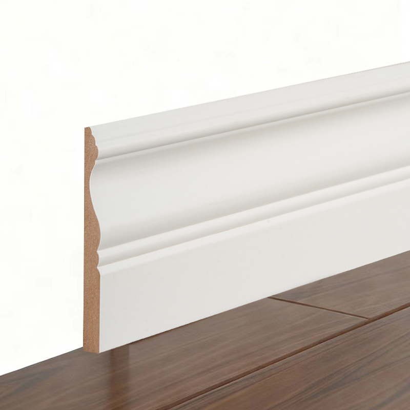 Plinte MDF (grund cu grunduire și alb perlat) 3/5' x 4'
